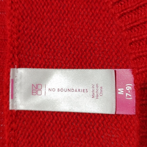 No Boundaries Ugly Christmas Sweater Size M (7-9) - Picture 4 of 5